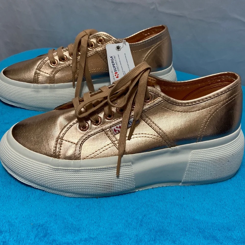 Superga Cotmetw Platform shoes